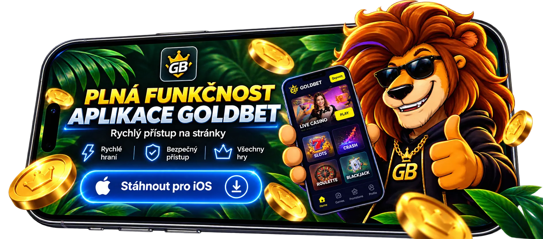 Goldbet Casino Mobilní aplikace
